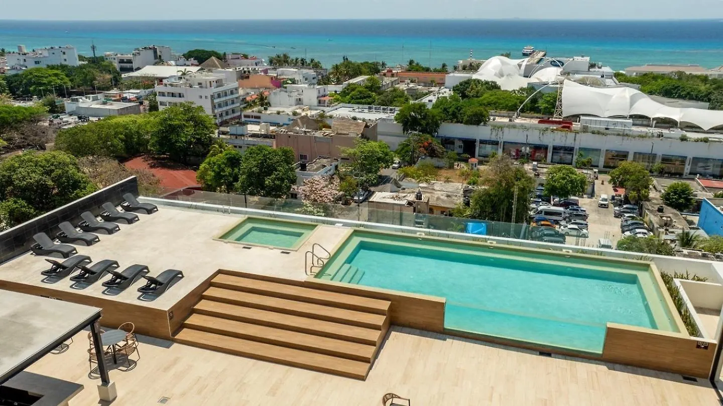 Apartamento 2Br Condo W/ Rooftop Oceanview & Centric Location Playa del Carmen México